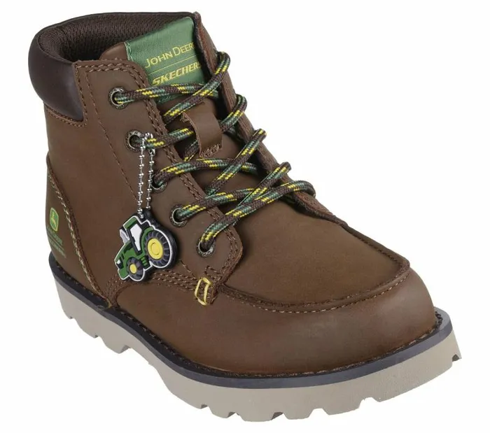 Skechers John Deere Bowland 8211 RuggedTrail Brown Kids Boots