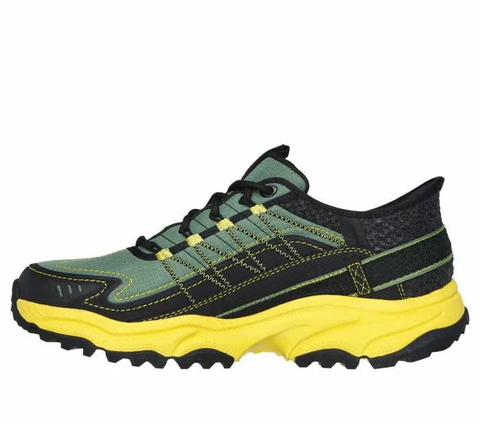 Skechers John Deere Skechers Slipins Vigor AT Gray Yellow Men Athletic Sneakers
