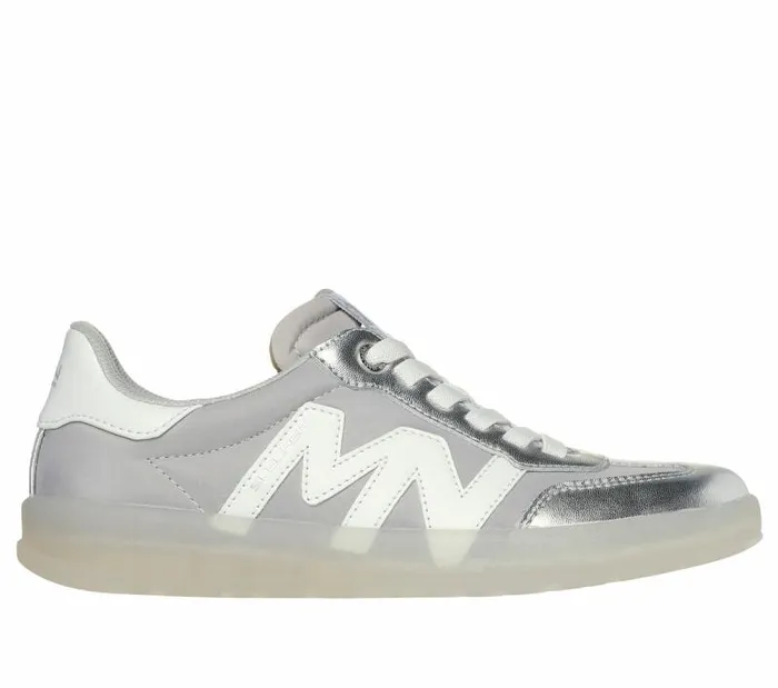 Skechers Mark Nason New Wave Cup 8211 The Rally Silver Women Casual Sneakers