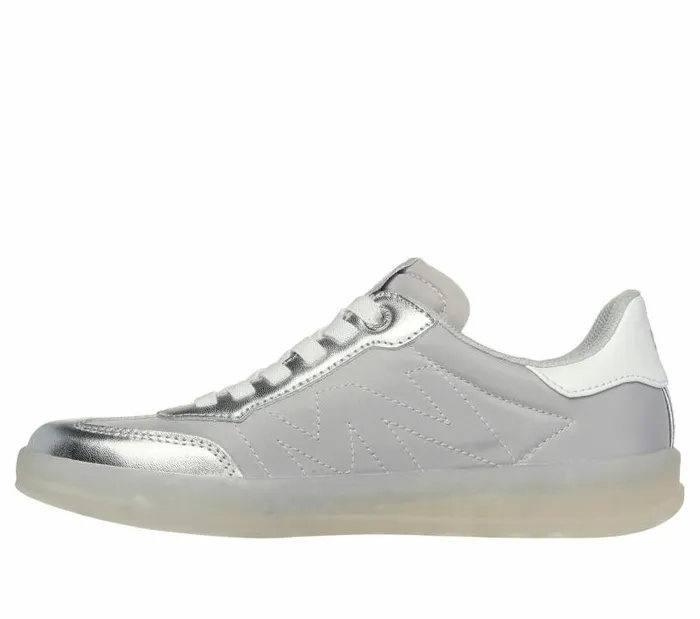 Skechers Mark Nason New Wave Cup 8211 The Rally Silver Women Casual Sneakers