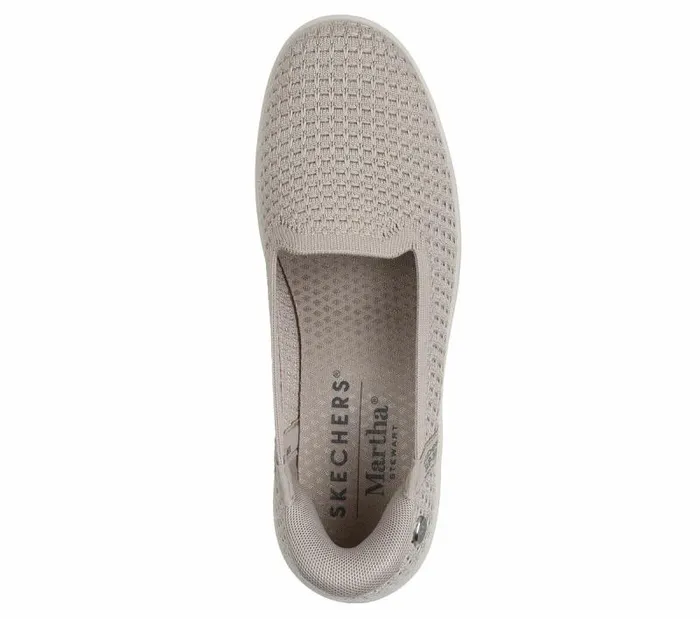 Skechers Martha Stewart X Skechers Slipins PierLite Taupe Women Hands Free Slipins