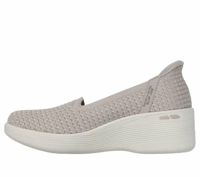 Skechers Martha Stewart X Skechers Slipins PierLite Taupe Women Hands Free Slipins