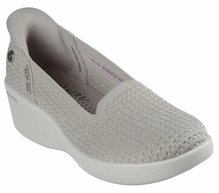 Skechers Martha Stewart X Skechers Slipins PierLite Taupe Women Hands Free Slipins
