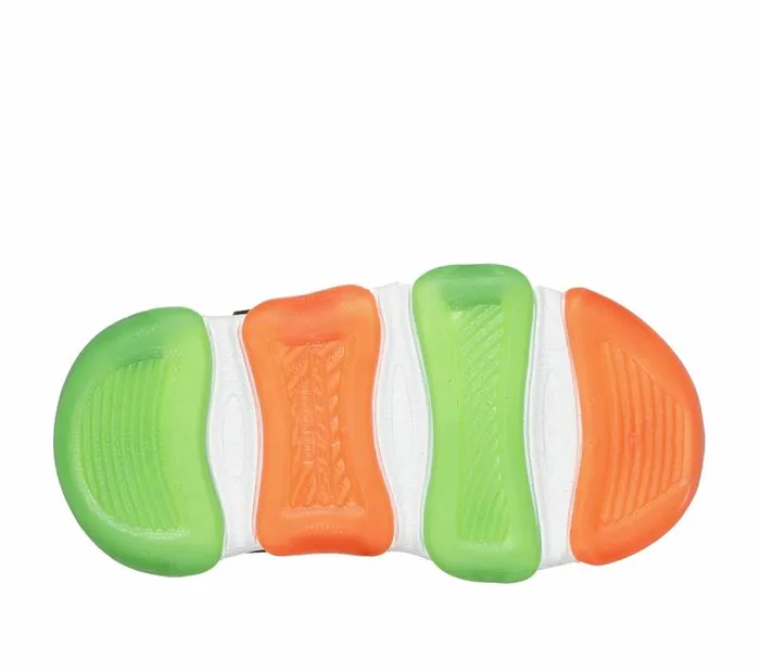 Skechers Mighty Glow 20 8211 DinoBolt Black Orange Kids Athletic Shoes and Sneakers Skechers Mighty Glow 20 8211 DinoBolt Black Orange Kids Athletic Shoes and Sneakers