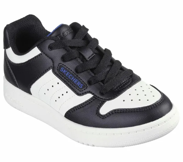 Skechers Quick Street 8211 Vorton Black White Kids Athletic Shoes and Sneakers Skechers Quick Street 8211 Vorton Black White Kids Athletic Shoes and Sneakers