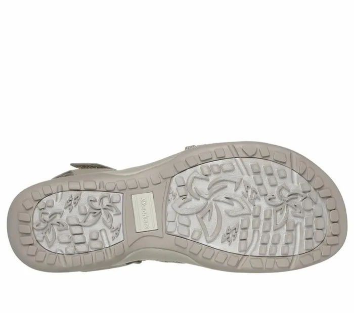 Skechers Reggae Slim 8211 Meadow Grazer Taupe Women Sandals Skechers Reggae Slim 8211 Meadow Grazer Taupe Women Sandals