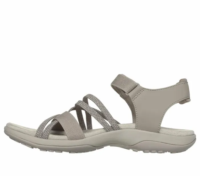 Skechers Reggae Slim 8211 Meadow Grazer Taupe Women Sandals Skechers Reggae Slim 8211 Meadow Grazer Taupe Women Sandals