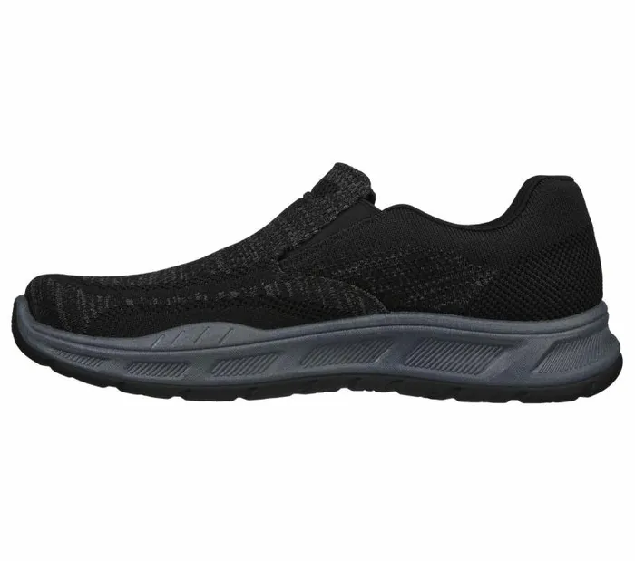 Skechers Relaxed Fit Cohagen 8211 Knit Walk Black Men Casual Sneakers Skechers Relaxed Fit Cohagen 8211 Knit Walk Black Men Casual Sneakers