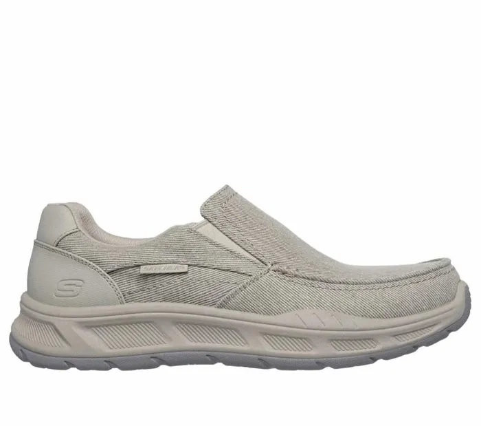 Skechers Relaxed Fit Cohagen 8211 Vierra Taupe Men SlipOns