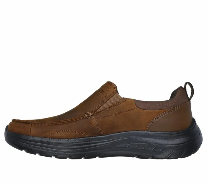 Skechers Relaxed Fit Decklan 8211 Aldred Brown Men SlipOns Skechers Relaxed Fit Decklan 8211 Aldred Brown Men SlipOns