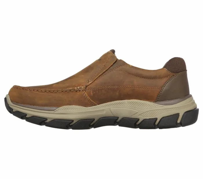 Skechers Relaxed Fit Respected 8211 Catel Brown Men SlipOns