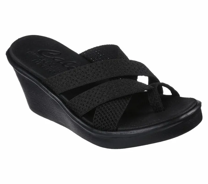 Skechers Rumble On 8211 Heat Maze Black Women Sandals Skechers Rumble On 8211 Heat Maze Black Women Sandals