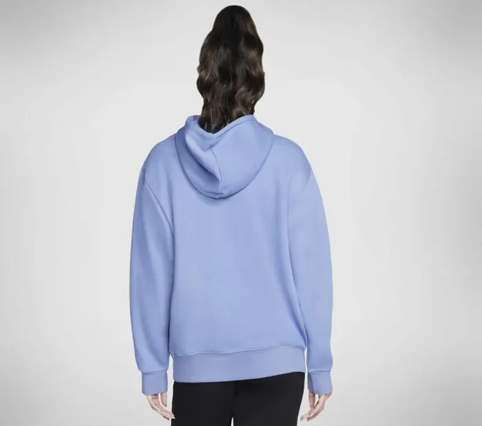 Skechers SkechSweats Diamond Shine Hoodie Purple Rose Women Tops Skechers SkechSweats Diamond Shine Hoodie Purple Rose Women Tops