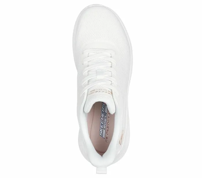 Skechers Skechers BOBS Sport Squad Waves 8211 Still Wading White Women Athletic Sneakers Skechers Skechers BOBS Sport Squad Waves 8211 Still Wading White Women Athletic Sneakers