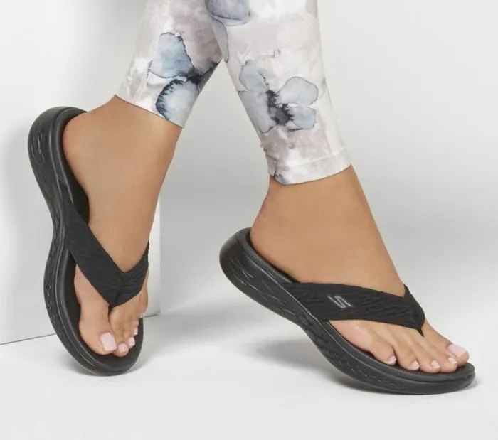 Skechers Skechers OntheGO 600 8211 Sunny Black Women Sandals Skechers Skechers OntheGO 600 8211 Sunny Black Women Sandals