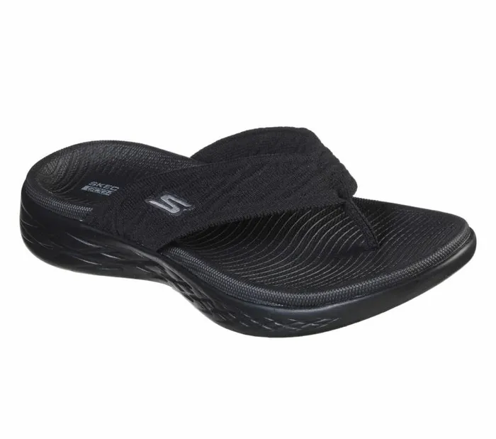 Skechers Skechers OntheGO 600 8211 Sunny Black Women Sandals Skechers Skechers OntheGO 600 8211 Sunny Black Women Sandals