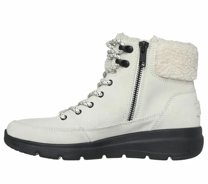 Skechers Skechers OntheGO Glacial Ultra 8211 Woodlands White Black Women Boots Skechers Skechers OntheGO Glacial Ultra 8211 Woodlands White Black Women Boots