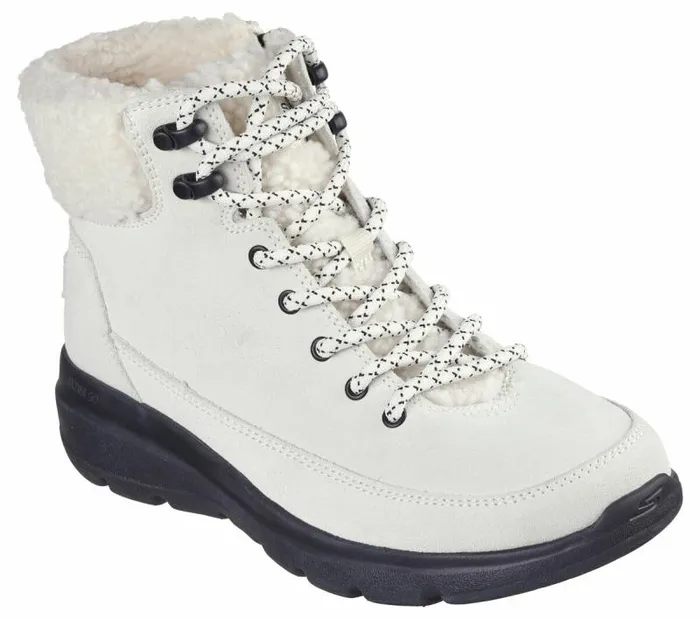 Skechers Skechers OntheGO Glacial Ultra 8211 Woodlands White Black Women Boots Skechers Skechers OntheGO Glacial Ultra 8211 Woodlands White Black Women Boots