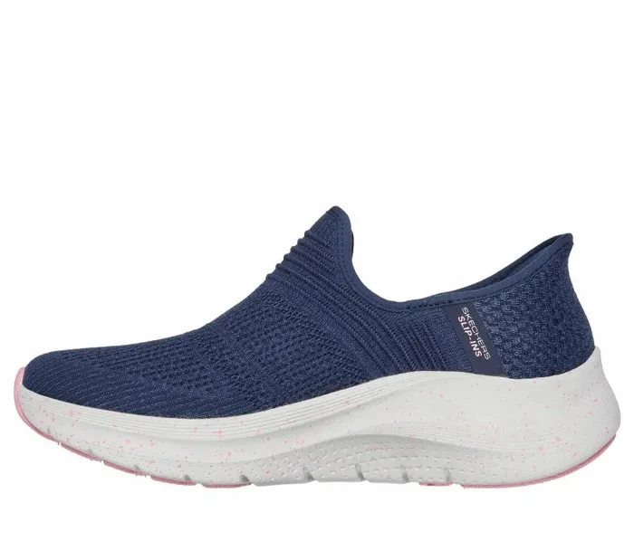 Skechers Skechers Slipins Arch Fit 20 8211 Right As Rain Navy Pink Women Athletic Sneakers