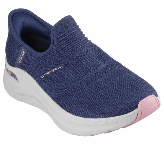 Skechers Skechers Slipins Arch Fit 20 8211 Right As Rain Navy Pink Women Athletic Sneakers