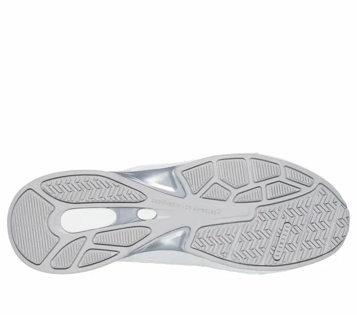 Skechers Skechers Slipins Exhilarate 8211 Zephyr White Silver Women Casual Sneakers