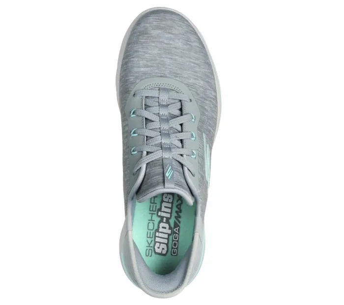 Skechers Skechers Slipins GO GOLF WALK 5 8211 SlipIns Gray Aqua Women Hands Free Slipins