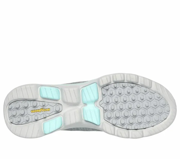 Skechers Skechers Slipins GO GOLF WALK 5 8211 SlipIns Gray Aqua Women Hands Free Slipins