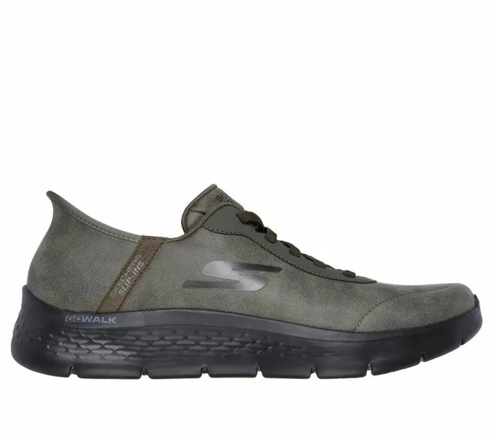 Skechers Skechers Slipins GO WALK Flex 8211 Smooth Motion Olive Men Casual Sneakers Skechers Skechers Slipins GO WALK Flex 8211 Smooth Motion Olive Men Casual Sneakers