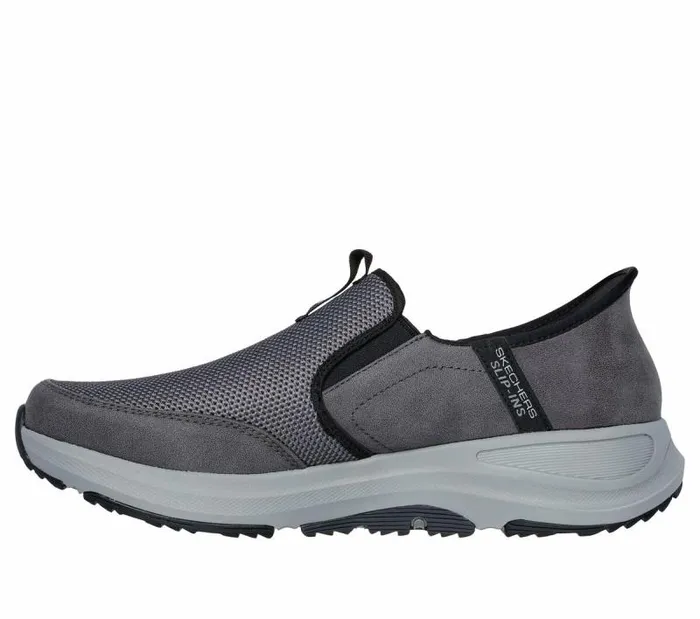 Skechers Skechers Slipins GO WALK Outdoor 8211 Andes II Charcoal Men Athletic Sneakers