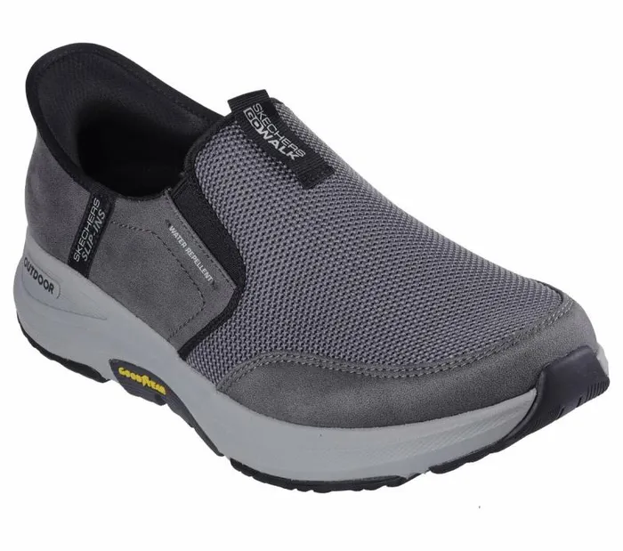 Skechers Skechers Slipins GO WALK Outdoor 8211 Andes II Charcoal Men Athletic Sneakers