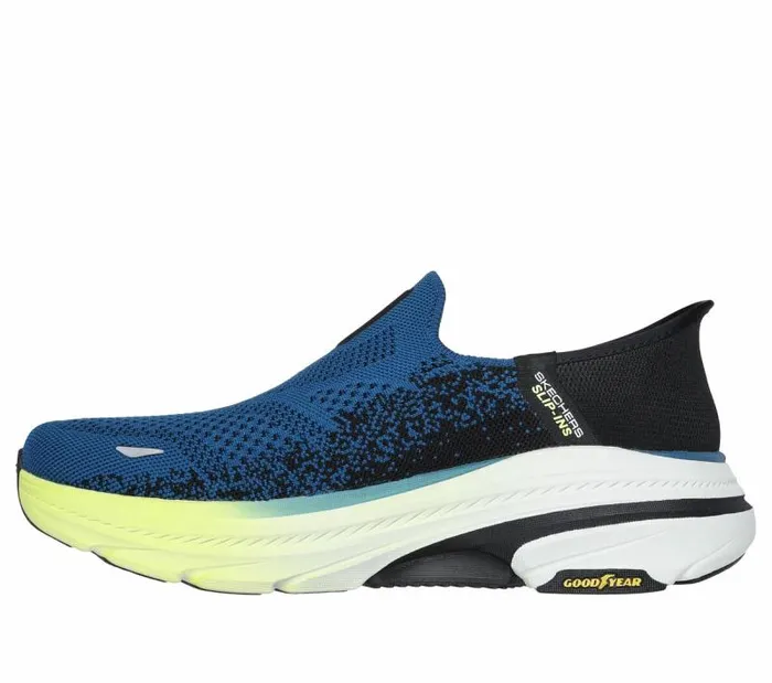 Skechers Skechers Slipins Max Cushioning Arch Fit 20 Blue Black Men Athletic Sneakers