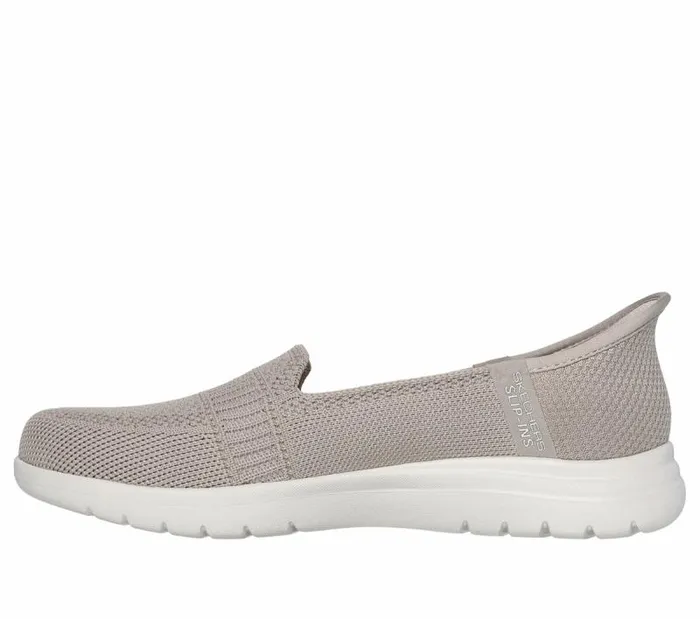 Skechers Skechers Slipins OntheGO Flex 8211 Camellia Taupe Women Hands Free Slipins