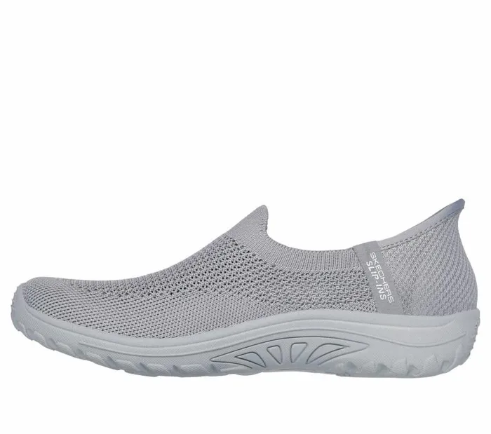 Skechers Skechers Slipins Reggae Fest 8211 Fantasy Gray Women Casual Sneakers