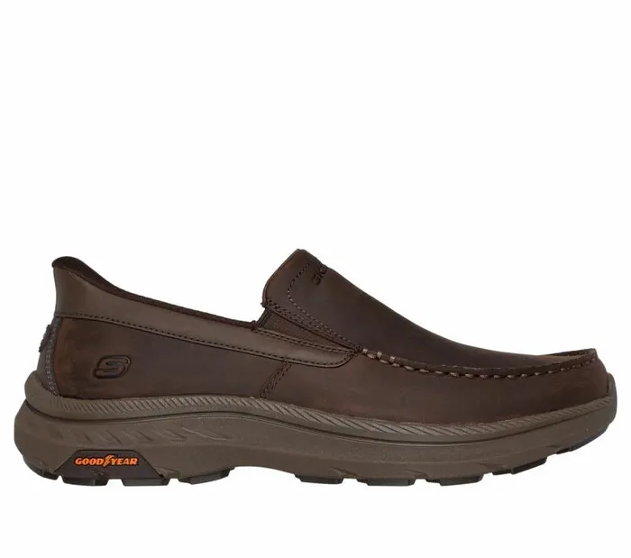 Skechers Skechers Slipins Relaxed Fit Pollard 8211 Osgood Cocoa Men Casual Sneakers Skechers Skechers Slipins Relaxed Fit Pollard 8211 Osgood Cocoa Men Casual Sneakers