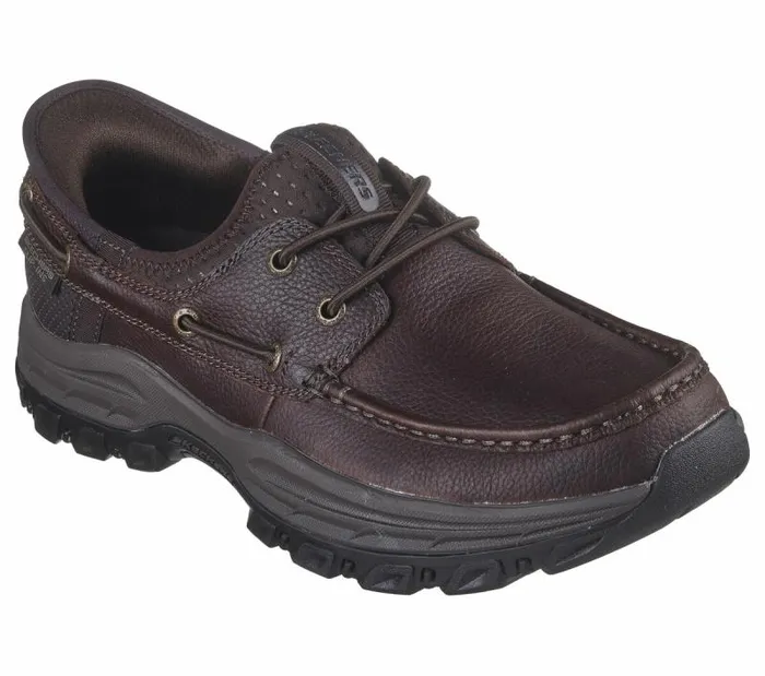 Skechers Skechers Slipins RF Knowlson 8211 Shore Thing Red Brown Men Boat Shoes