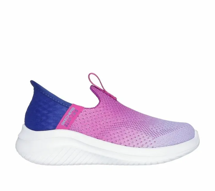 Skechers Skechers Slipins Ultra Flex 30 8211 Color Boost Navy Purple Kids Athletic Shoes and Sneakers Skechers Skechers Slipins Ultra Flex 30 8211 Color Boost Navy Purple Kids Athletic Shoes and Sneakers