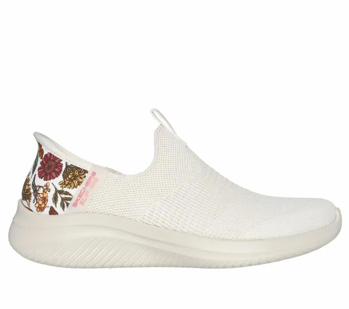 Skechers Skechers Slipins Ultra Flex 30 8211 New Wings Natural Multi Women Casual Sneakers Skechers Skechers Slipins Ultra Flex 30 8211 New Wings Natural Multi Women Casual Sneakers
