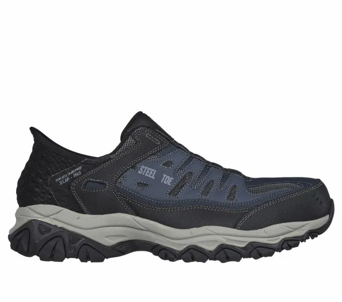 Skechers Skechers Slipins Work Cankton 8211 Faison Navy Gray Men Hands Free Slipins Skechers Skechers Slipins Work Cankton 8211 Faison Navy Gray Men Hands Free Slipins
