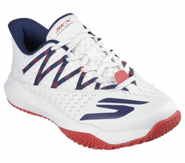 Skechers Skechers Viper Court Rally White Navy Men Athletic Sneakers
