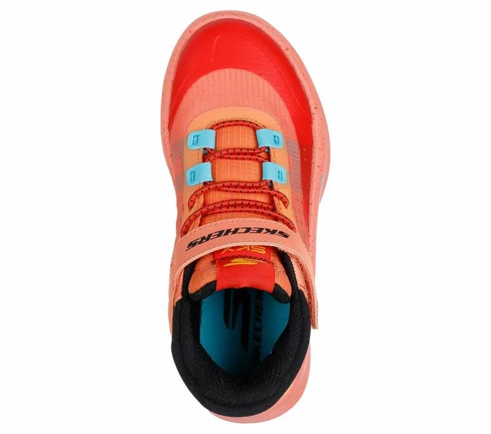 Skechers SKX Court Hype 8211 HooperHero Orange Multi Kids Athletic Shoes and Sneakers Skechers SKX Court Hype 8211 HooperHero Orange Multi Kids Athletic Shoes and Sneakers