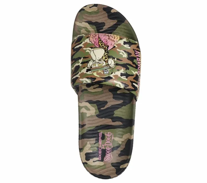 Skechers Snoop Dogg Low Slider 8211 Bombay Slide Camouflage Men Sandals