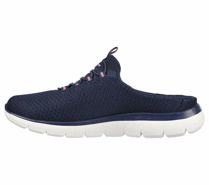 Skechers Summits 8211 Swift Step Navy Hot Pink Women Casual Sneakers Skechers Summits 8211 Swift Step Navy Hot Pink Women Casual Sneakers