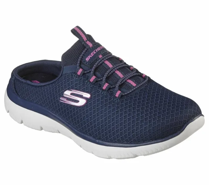Skechers Summits 8211 Swift Step Navy Hot Pink Women Casual Sneakers Skechers Summits 8211 Swift Step Navy Hot Pink Women Casual Sneakers