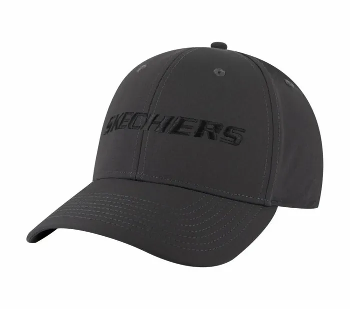 Skechers Tearstop Snapback Hat Black Charcoal WomenMen Hats