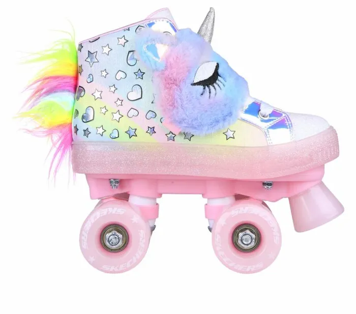 Skechers Twinkle Toes Shuffle 4 Wheeler 8211 Unicorn Wheelz Light Pink Kids Athletic Shoes and Sneakers Skechers Twinkle Toes Shuffle 4 Wheeler 8211 Unicorn Wheelz Light Pink Kids Athletic Shoes and Sneakers