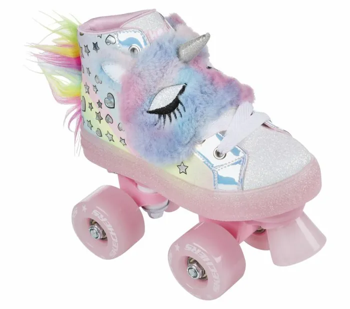 Skechers Twinkle Toes Shuffle 4 Wheeler 8211 Unicorn Wheelz Light Pink Kids Athletic Shoes and Sneakers Skechers Twinkle Toes Shuffle 4 Wheeler 8211 Unicorn Wheelz Light Pink Kids Athletic Shoes and Sneakers
