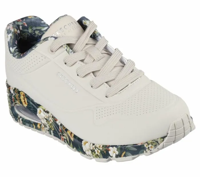 Skechers Uno 8211 Majestic Garden Natural Multi Women Athletic Sneakers