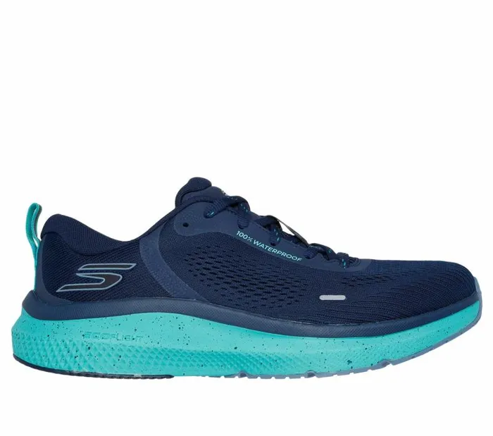 Skechers Waterproof GO RUN Pure 4 Navy Men Athletic Sneakers