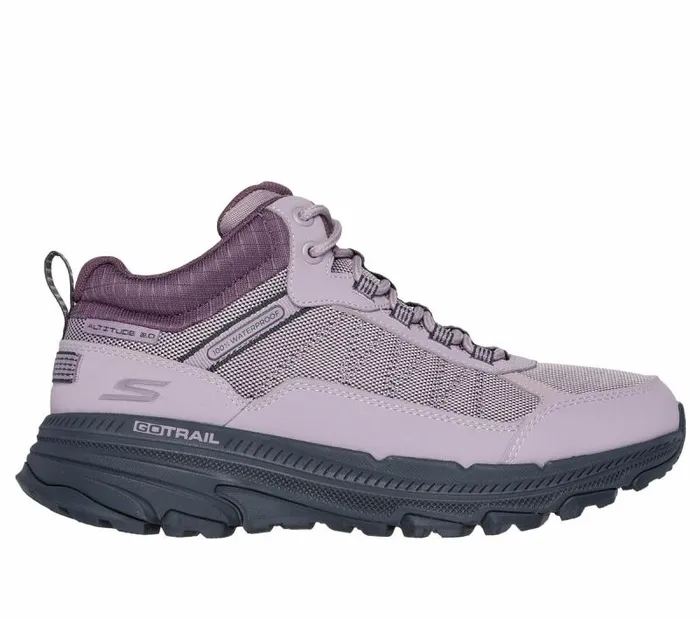 Skechers Waterproof GO RUN Trail Altitude 20 Mauve Women Athletic Sneakers