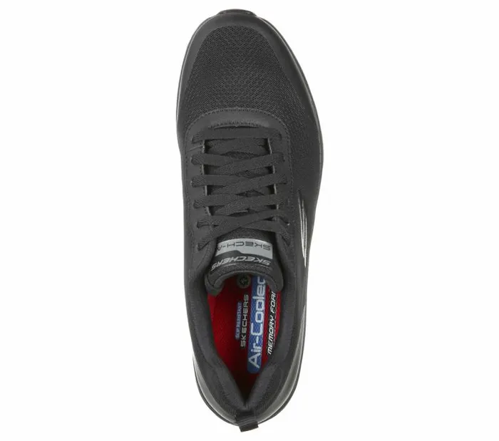 Skechers Work Relaxed Fit SkechAir 8211 Chamness SR Black Men Lace Up